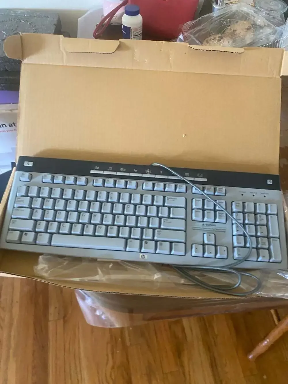 HP Desktop Computer Wired PS/2 Keyboard Model 5183 (P/N 5187-1767)